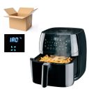 BONTOTT, Kijelzőhibás SilverCrest SHFD 2150 A1 / A2 XL digitális Air Fryer 5.2L 1.4 kg 2150W forrólevegős olajsütő, olaj nélküli fritőz, 10 automata programmal 