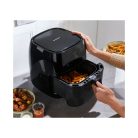 BONTOTT, Kijelzőhibás SilverCrest SHFD 2150 A1 / A2 XL digitális Air Fryer 5.2L 1.4 kg 2150W forrólevegős olajsütő, olaj nélküli fritőz, 10 automata programmal 