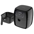 BONTOTT, Kijelzőhibás SilverCrest SHFD 2150 A1 / A2 XL digitális Air Fryer 5.2L 1.4 kg 2150W forrólevegős olajsütő, olaj nélküli fritőz, 10 automata programmal 