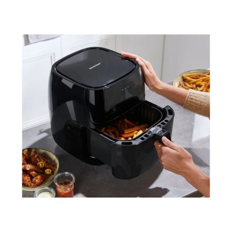 SilverCrest SHFD 2150 A2 XL digitális Air Fryer 5.2L 1.4 kg 2150W forrólevegős olajsütő, olaj nélküli fritőz, 10 automata programmal 