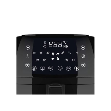 SilverCrest SHFD 2150 A2 XL digitális Air Fryer 5.2L 1.4 kg 2150W forrólevegős olajsütő, olaj nélküli fritőz, 10 automata programmal 