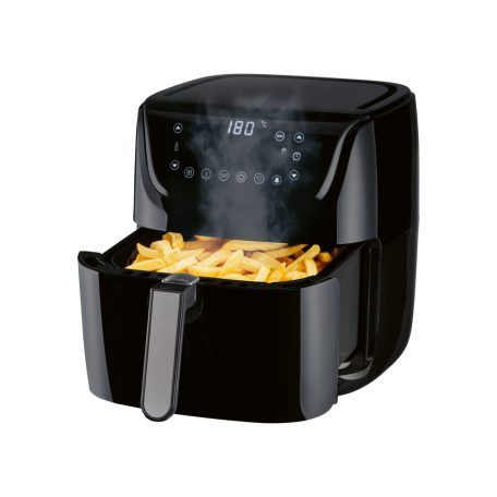 SilverCrest SHFS 2150 A1 Wi-Fi SMART XL Bluetooth digitális Air Fryer 5.2L 1.4 kg 2150W forrólevegős olajsütő, olaj nélküli okos fritőz