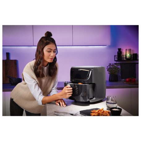 SilverCrest SHFS 2150 A1 Airyfryer Wi-Fi SMART XL Bluetooth digitális Air Fryer 5.2L 1.4 kg 2150W forrólevegős olajsütő, olaj nélküli okos fritőz