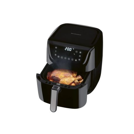 SilverCrest SHFS 2150 A1 Airyfryer Wi-Fi SMART XL Bluetooth digitális Air Fryer 5.2L 1.4 kg 2150W forrólevegős olajsütő, olaj nélküli okos fritőz
