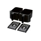 SilverCrest SHLFD 2600 B1 XXXL dupla zónás, kétzónás, kétkosaras Air Fryer, forrólevegős, olajmentes olajsütő, fritőz 2200W - 2600W 8.7L