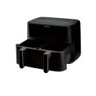 SilverCrest SHLFD 2600 B1 XXXL dupla zónás, kétzónás, kétkosaras Air Fryer, forrólevegős, olajmentes olajsütő, fritőz 2200W - 2600W 8.7L