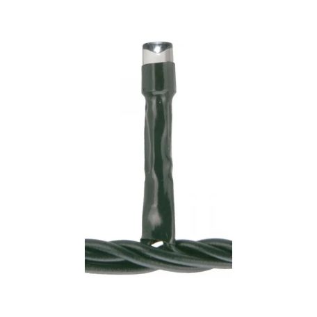 Simpex kültéri / beltéri színes LED fényfüzér zöld kábellel, 240 db RGB Multicolor színes LED-el 24 méter, 8 program (AX8-406040)