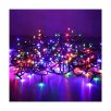  Simpex kültéri / beltéri színes LED fényfüzér zöld kábellel, 800 db RGB Multicolor színes LED-el 19 méter, 8 program (AX8-510430)