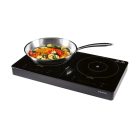 SilverCrest SID 3500 F1 kétlapos (2 zónás) 3500W üvegkerámia dupla indukciós főzőlap 2000W + 1500W kétzónás indukciós rezsó