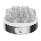 SilverCrest SJB 18 A1 inox 18W joghurt készítő gép, házi joghurtkészítő 7x180ml üvegpohárral