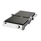 SilverCrest SKGE 2000 D3 kontaktgrill 2000W – elektromos grill, panini grillsütő, inox ház, kivehető sütőlapok, 30×26 cm