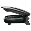   SilverCrest SKG 1000 C1 elektromos grillsütő mini kontaktgrill 1000W fekete kontakt grill  25 x 15 cm