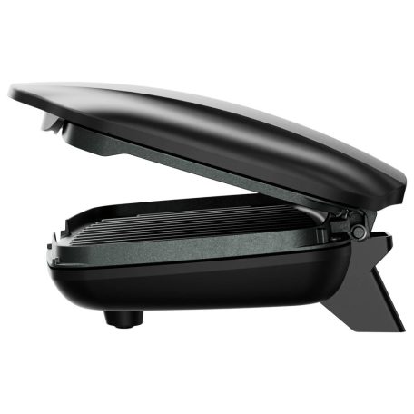 SilverCrest SKG 1000 C1 elektromos grillsütő mini kontaktgrill 1000W fekete kontakt grill  25 x 15 cm