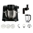 SilverCrest SKMB 1000 A1 Premium Stand Mixer 1000W 3L konyhai robotgép 7 sebességfokozattal, digitális időzítővel és mérleggel, 1L turmix, és aprító feltéttel
