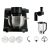 SilverCrest SKMB 1000 A1 Premium Stand Mixer 1000W 3L konyhai robotgép 7 sebességfokozattal, digitális időzítővel és mérleggel, 1L turmix, és aprító feltéttel