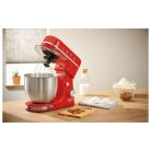 SilverCrest SKML 650 B2 Retro 1973 piros 600W 3.7L planetáris mixer, konyhai robotgép, 8 sebességfokozattal, 3.7 literes inox keverőtállal