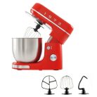 SilverCrest SKML 650 B2 Retro 1973 piros 600W 3.7L planetáris mixer, konyhai robotgép, 8 sebességfokozattal, 3.7 literes inox keverőtállal