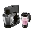 SilverCrest SKMP 1300 D3 Premium fekete / fekete - arany 1300W 6.3  literes XXL profi konyhai robotgép 10 sebességfokozattal, 1.5L turmix feltéttel