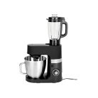 SilverCrest SKMP 1300 D3 Premium fekete / fekete - arany 1300W 6.3  literes XXL profi konyhai robotgép 10 sebességfokozattal, 1.5L turmix feltéttel