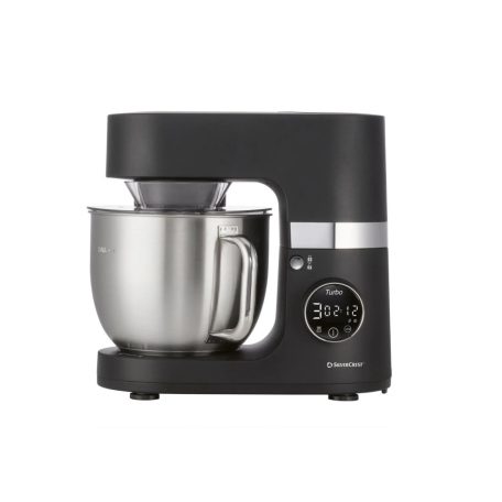 SilverCrest SKMW 900 C1 fekete 900W 5L konyhai robotgép turmix feltéttel, beépített mérleggel, digitális időzítővel, LED kijelzővel 8 sebességfokozattal