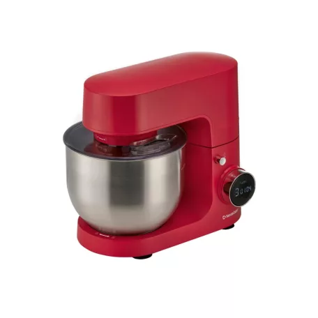 SilverCrest SKM 600 F1 piros / fekete 600W 5L planetáris mixer, konyhai robotgép, digitális időzítővel, LED kijelzővel 8 sebességfokozattal