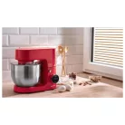 SilverCrest SKM 600 F1 piros / fekete 600W 5L planetáris mixer, konyhai robotgép, digitális időzítővel, LED kijelzővel 8 sebességfokozattal