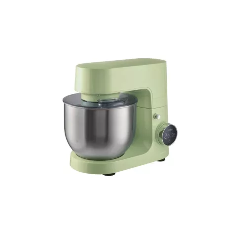 SilverCrest SKM 600 F1 pisztáciazöld / fekete / piros 600W 5L planetáris mixer, konyhai robotgép, digitális időzítővel, LED kijelzővel 8 sebességfokozattal