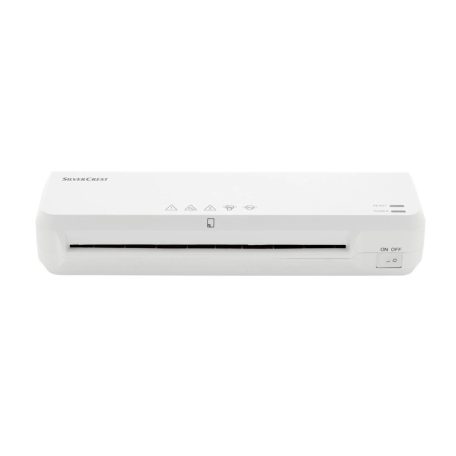 SilverCrest SLA 230 A1 fehér / fekete A4 lamináló gép, 265W laminátor, laminálógép 5 db lamináló fóliával meleglamináláshoz