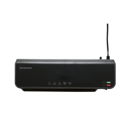 SilverCrest SLA 230 A1 fehér / fekete A4 lamináló gép, 265W laminátor, laminálógép 5 db lamináló fóliával meleglamináláshoz