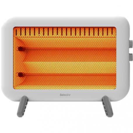 SelecLine 500W / 1000W termosztátos kvarc hősugárzó, 2 x 500W kvarccsöves, álló hősugárzó