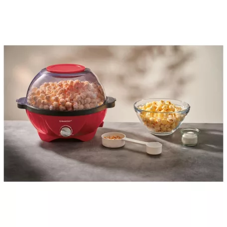 SilverCrest SMPM 850 A1 Popcorn Maker 2 in 1 850W háztartási popcorn készítő és mandulapörkölő gép, 130g / 5 liter pattogatott kukorica készítéséhez