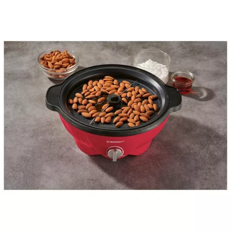 SilverCrest SMPM 850 A1 Popcorn Maker 2 in 1 850W háztartási popcorn készítő és mandulapörkölő gép, 130g / 5 liter pattogatott kukorica készítéséhez