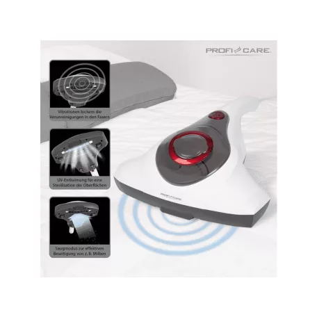 SilverCrest SMS 300 A1 / PC-MS3079 UV-C 300W elektromos kézi atkaporszívó, porszívó atkák ellen HEPA filterrel