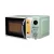 SilverCrest SMWC 700 D1 Retro Design 17L 700W digitális mikrohullámú sütő, forgótányéros mikró, mikrósütő 8 automata programmal, pisztáciazöld színben