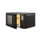 SilverCrest SMW 800 F2 Fekete 20L 800W / 1200W digitális grilles mikrohullámú sütő, forgótányéros mikró, mikrósütő grill funkcióval
