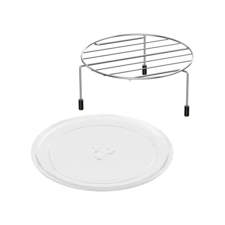 SilverCrest SMW 800 F2 Fekete 20L 800W / 1200W digitális grilles mikrohullámú sütő, forgótányéros mikró, mikrósütő grill funkcióval