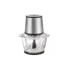 SilverCrest SMZE 500 C2 / E1 inox nemesacél 500W 1,2L üveg tálas konyhai aprító, jégdaráló funkcióval 