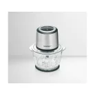 SilverCrest SMZE 500 C2 / E1 inox nemesacél 500W 1,2L üveg tálas konyhai aprító, jégdaráló funkcióval 