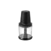   SilverCrest SMZ 260 L5 Mini Chopper 260W 300 ml konyhai aprító jégdaráló funkcióval, habverő betéttel és nemesacél pengékkel, fekete / pezsgő színben (484649)