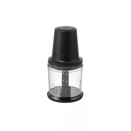 SilverCrest SMZ 260 L5 Mini Chopper 260W 300 ml konyhai aprító jégdaráló funkcióval, habverő betéttel és nemesacél pengékkel, fekete / pezsgő színben (484649)