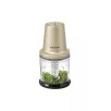   SilverCrest SMZ 260 L5 Mini Chopper 260W 300 ml konyhai aprító jégdaráló funkcióval, habverő betéttel és nemesacél pengékkel, fekete / pezsgő színben (484649)