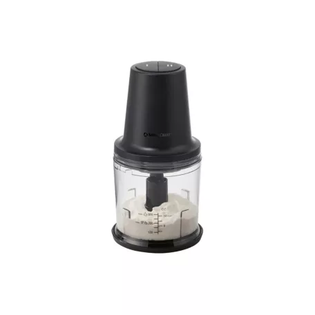 SilverCrest SMZ 260 L5 Mini Chopper 260W 300 ml konyhai aprító jégdaráló funkcióval, habverő betéttel és nemesacél pengékkel, fekete / pezsgő színben (484649)
