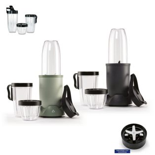   Ambiano SM-GS158 Prémium 1000W Smoothie Maker, Nutrition mixer turmixgép 3 palackkal 400ml / 800ml / 1000 ml