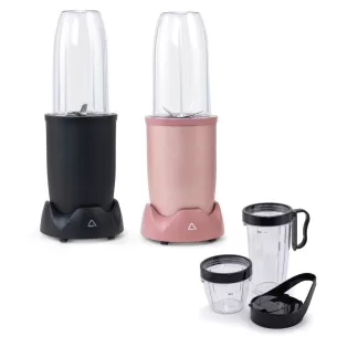   Ambiano SM-GS158 Prémium 1000W Smoothie Maker, Nutrition mixer turmixgép 3 palackkal 400ml / 800ml / 1000 ml fekete / rózsaszín színben