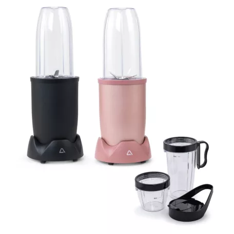 Ambiano SM-GS158 Prémium 1000W Smoothie Maker, Nutrition mixer turmixgép 3 palackkal 400ml / 800ml / 1000 ml fekete / rózsaszín színben