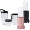   Ambiano SM-GS158 Prémium 1000W Smoothie Maker, Nutrition mixer turmixgép 3 palackkal 400ml / 800ml / 1000 ml fekete / rózsaszín színben