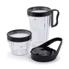 Ambiano SM-GS158 Prémium 1000W Smoothie Maker, Nutrition mixer turmixgép 3 palackkal 400ml / 800ml / 1000 ml fekete / rózsaszín színben