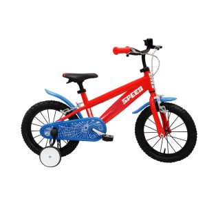   Denver Bikes Spiderman / Bottari Speed Pókember 77390 MTB fiú 14" kerékpár, bicikli levehető támasztó kerekekkel 81 x 18 x 50 cm, piros - kék