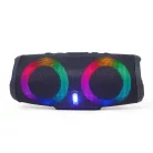 Gembird Charge 5 RMS 10W Bluetooth Stereo hangszóró Multi-Color LED világítással, TF MicroSD kártyaolvasóval, USB porttal (SPK-BT-LED-02)