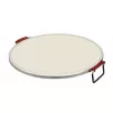   Coca-Cola® SPM-900CC piros 1400W 30 cm elektromos pizzasütő, pizzakemence hőmérúvel, 305 x 10 mm pizzakővel, fém pizzalapáttal